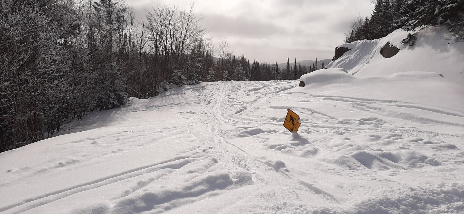 une couche uniforme de neige fraîche en hiver. belle neige fraîche