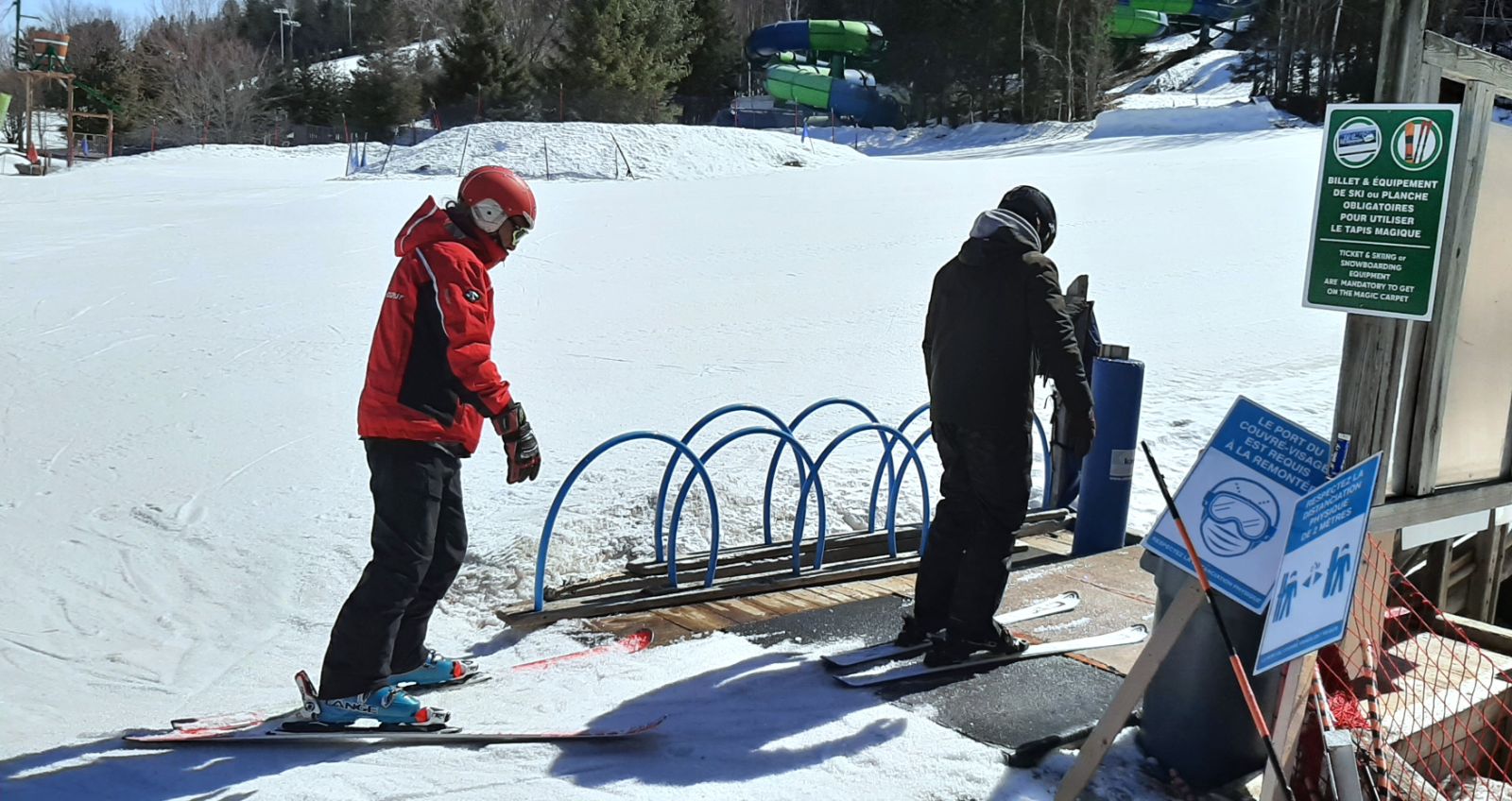 Sommet SaintSauveur, 2 avril L’hiver! Zone.Ski