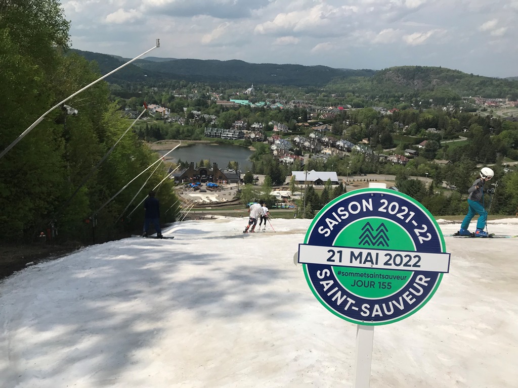 Sommet Saint-Sauveur 21 mai 2022 - Fin de la saison 2021-22 au QuÃ©bec - Zone.Ski