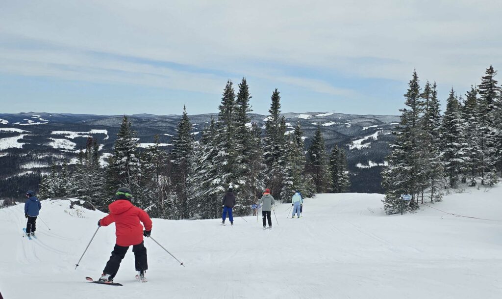 En ski, c'est beaucoup plus facile!