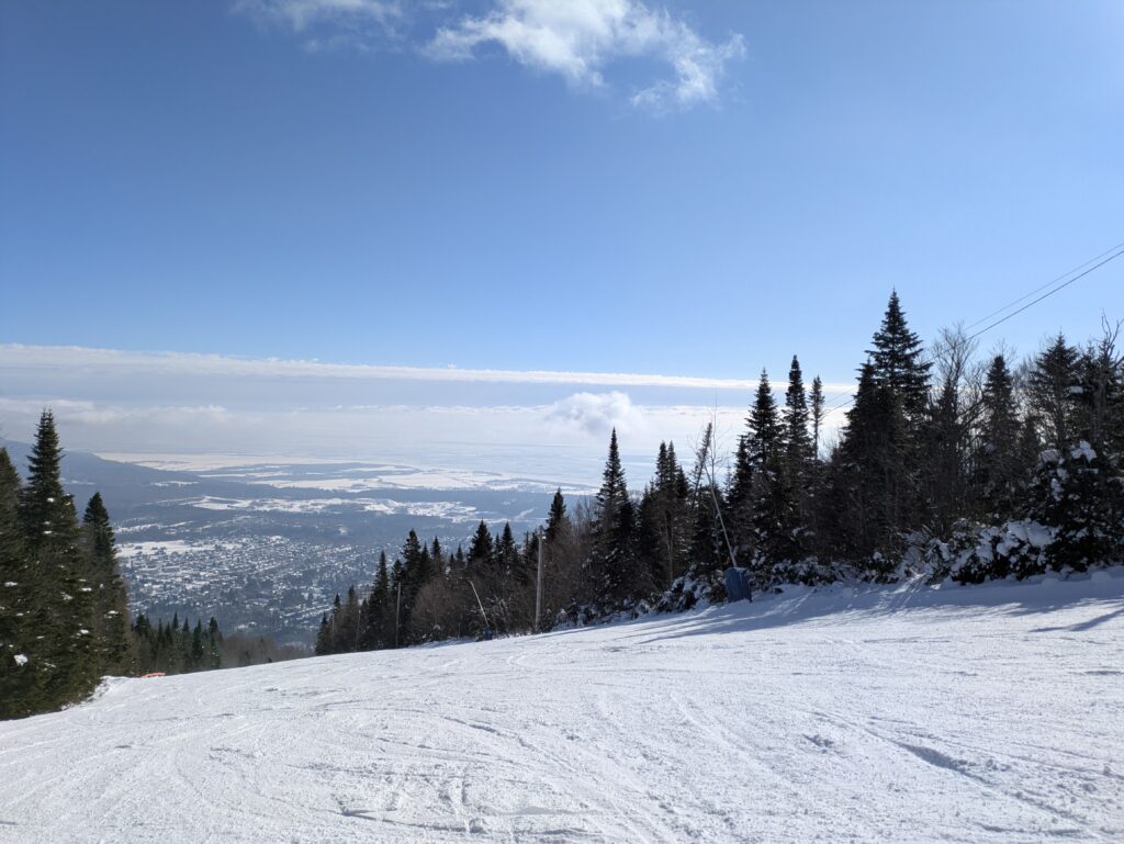 Point de vue vers le Fleuve