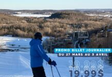 Vallée du Parc, 19,99$/billet journalier en promo du 27 mars au 3 avril