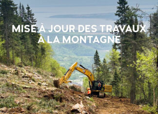 En bref: courte mise à jour des travaux au Mont-Sainte-Anne