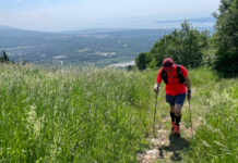 Trail au Mont-Sainte-Anne: les Pionniers et la Libériste